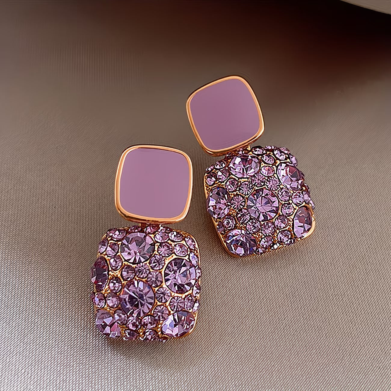 Blingbling Glass Earrings