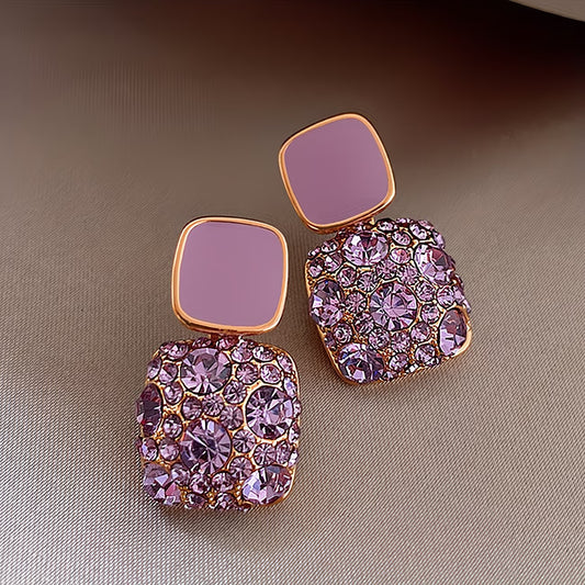 Blingbling Glass Earrings