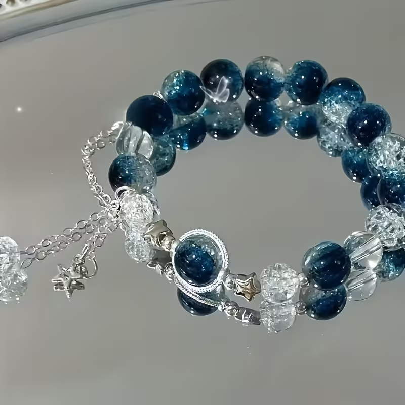 Star Charm Beaded Bracelet