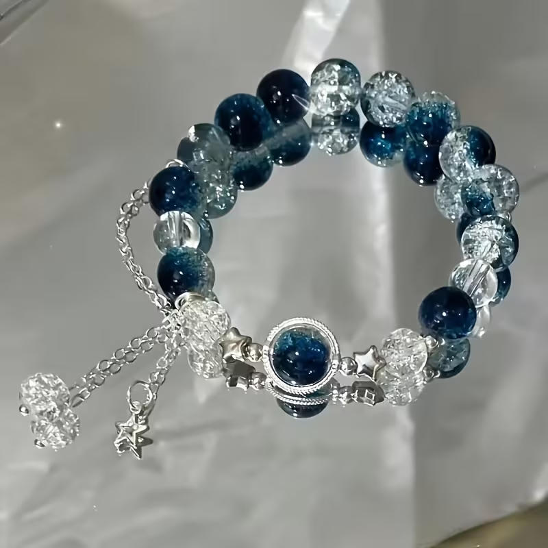 Star Charm Beaded Bracelet