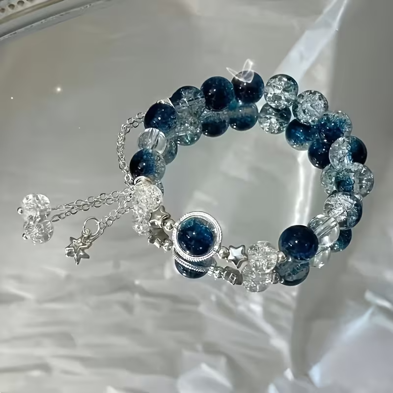 Star Charm Beaded Bracelet