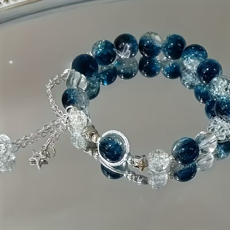 Star Charm Beaded Bracelet