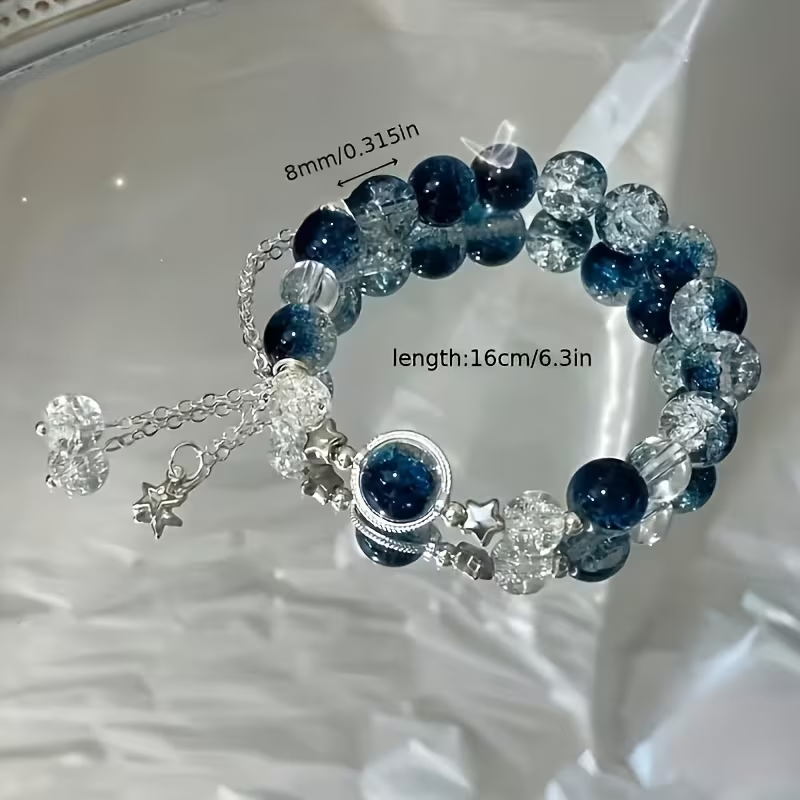 Star Charm Beaded Bracelet