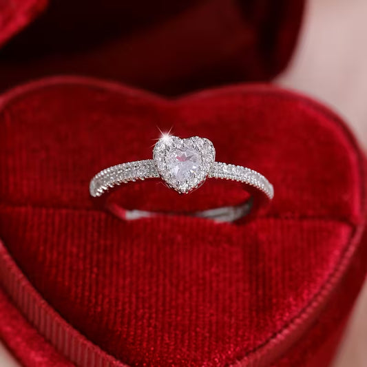 Luxury Cubic Zirconia Engagement Ring