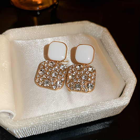 Blingbling Glass Earrings